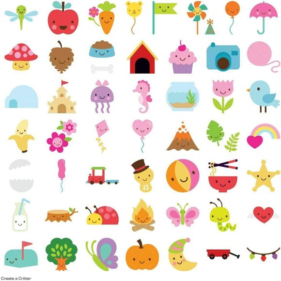 Cricut Create a Critter & Create a Critter 2 shapes - Picture 8 of 11